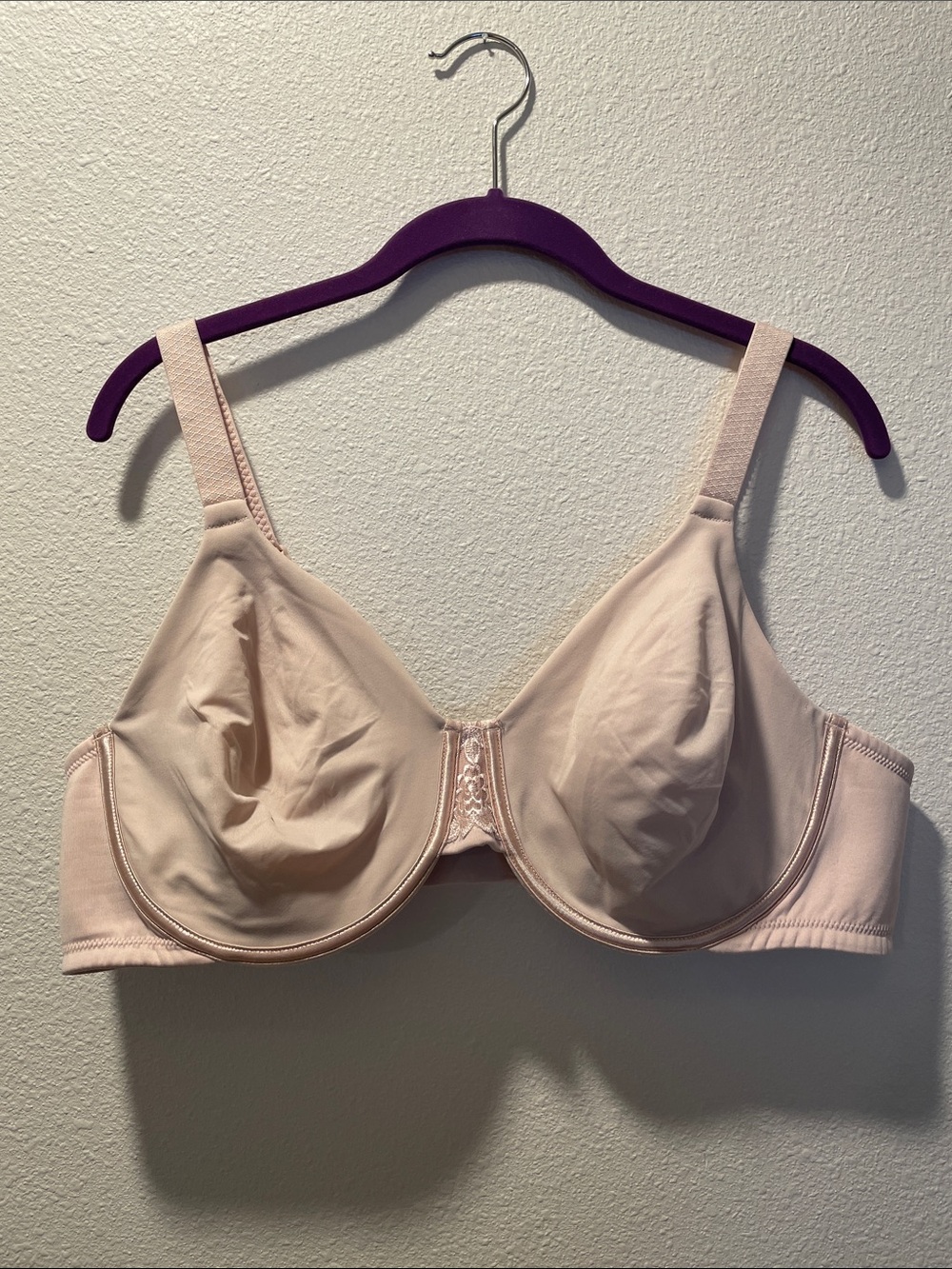 Vanity Fair Everyday Unlined Underwire Bra in Light Pink